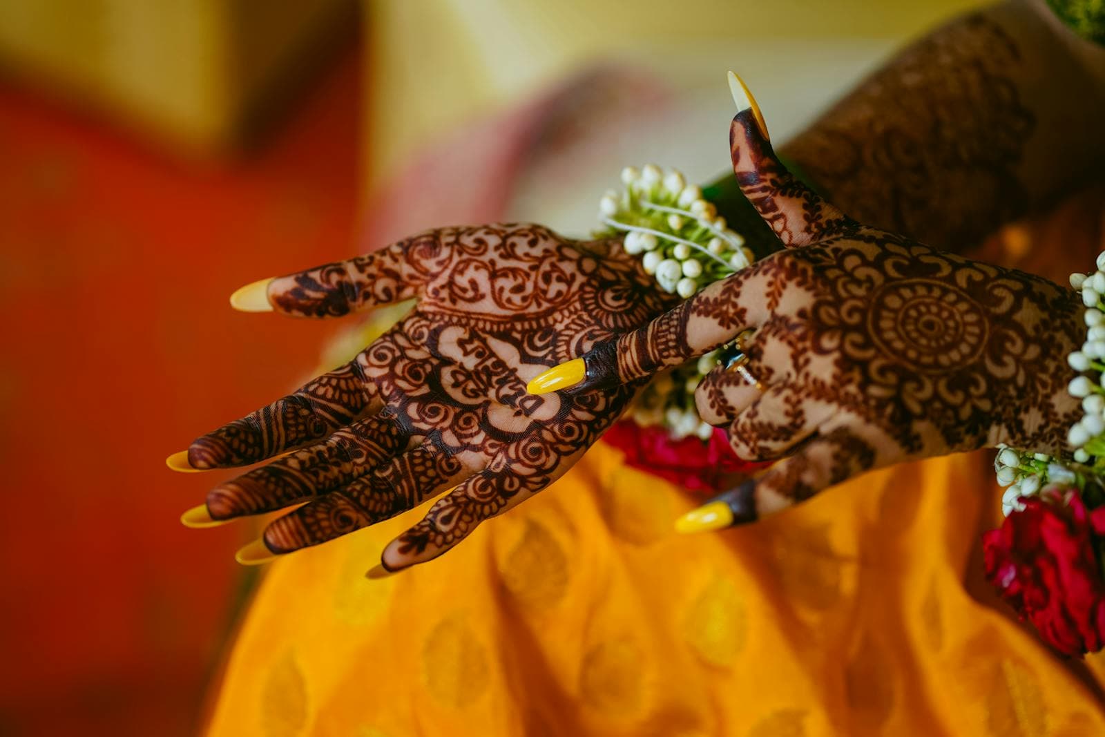 Mehandi makeup by Shivani, professional makeup artist in Chandigarh